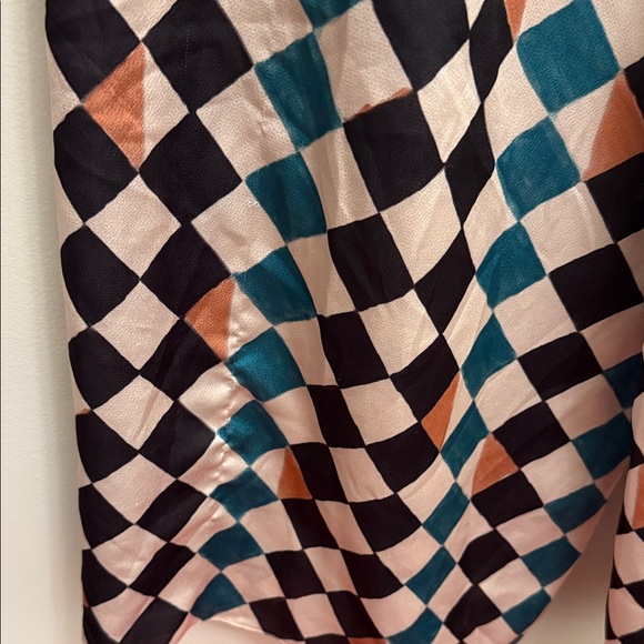 PatBO Geometric Wide Leg Pants Size 6 Flowy Feminine Quality - Picture 6 of 12